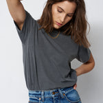 The Chameleon Tee in Pigment Black
