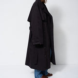 The Traditional Trench in Black