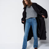 The Traditional Trench in Black