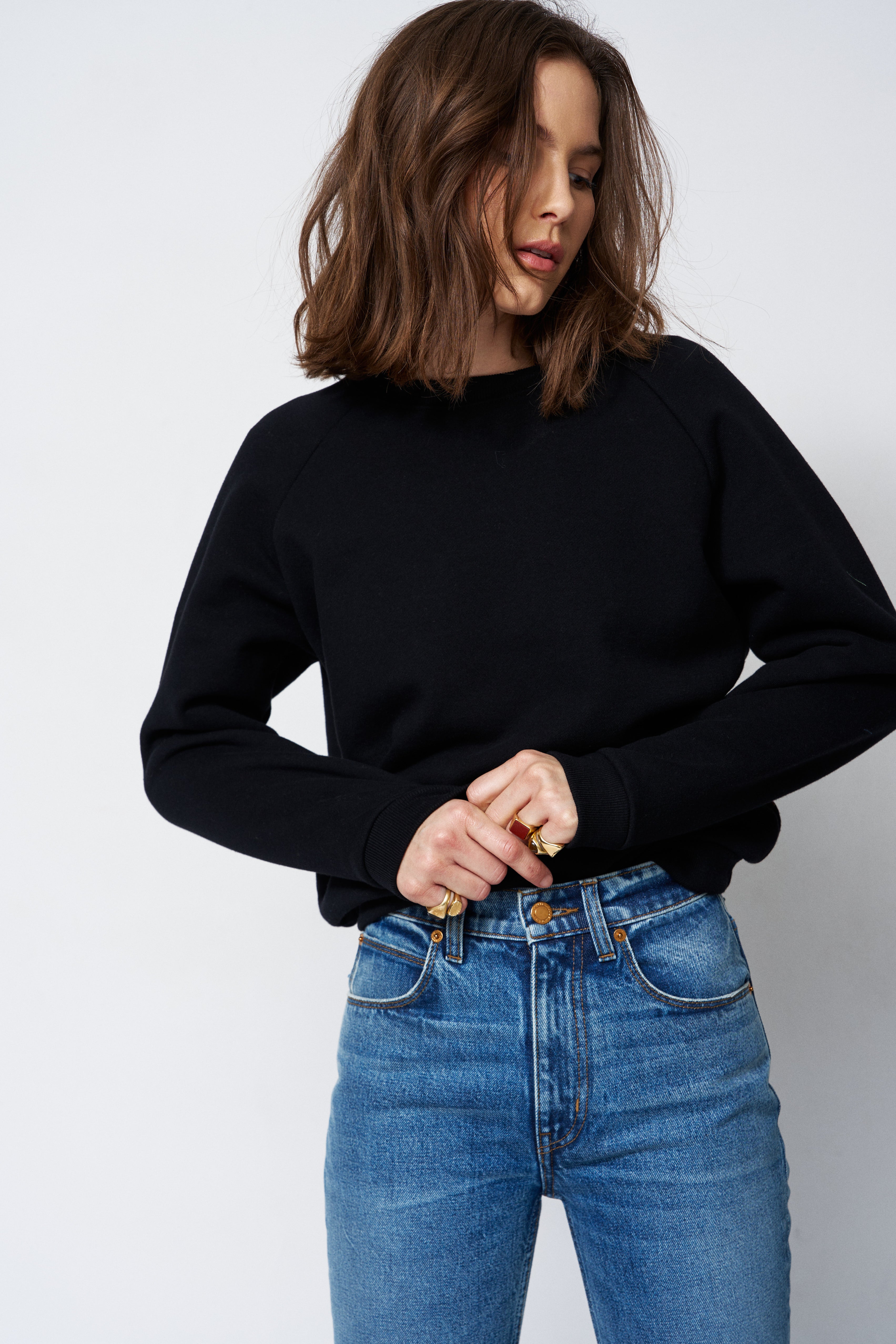 The Daily Sweatshirt in Black