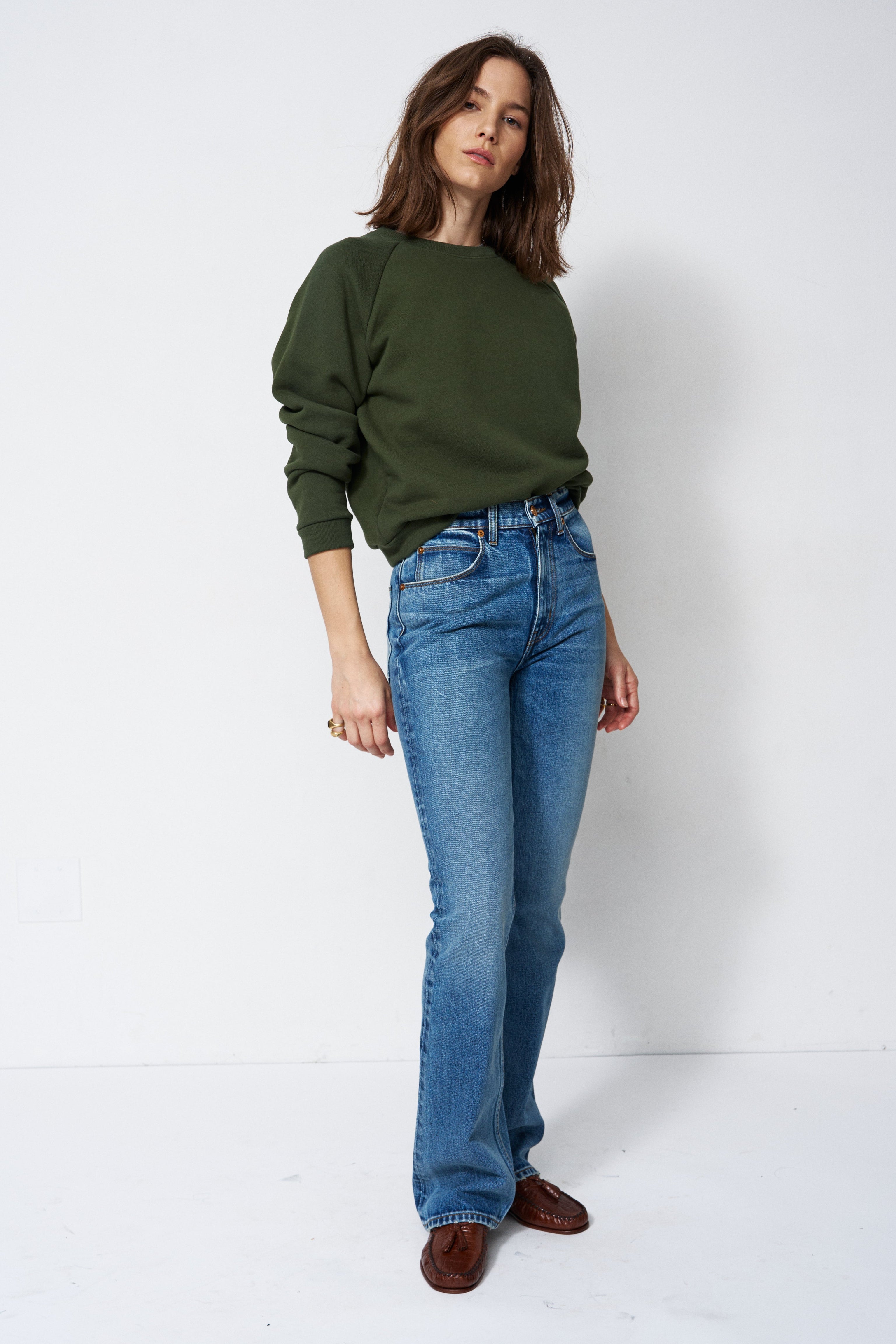The Daily Sweatshirt in Pine