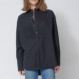 The Tuck Shirt in Black