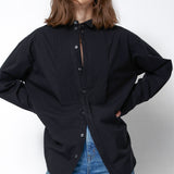 The Tuck Shirt in Black