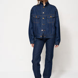 The Loverboy Jacket in Raw Rinse