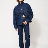 The Loverboy Jacket in Raw Rinse