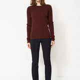 The Rib Slim Sweater in Cinnamon