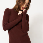 The Rib Slim Sweater in Cinnamon