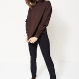 The Seamed Stiletto Boot in Deep Espresso