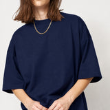 The Big Hem Tee in Navy