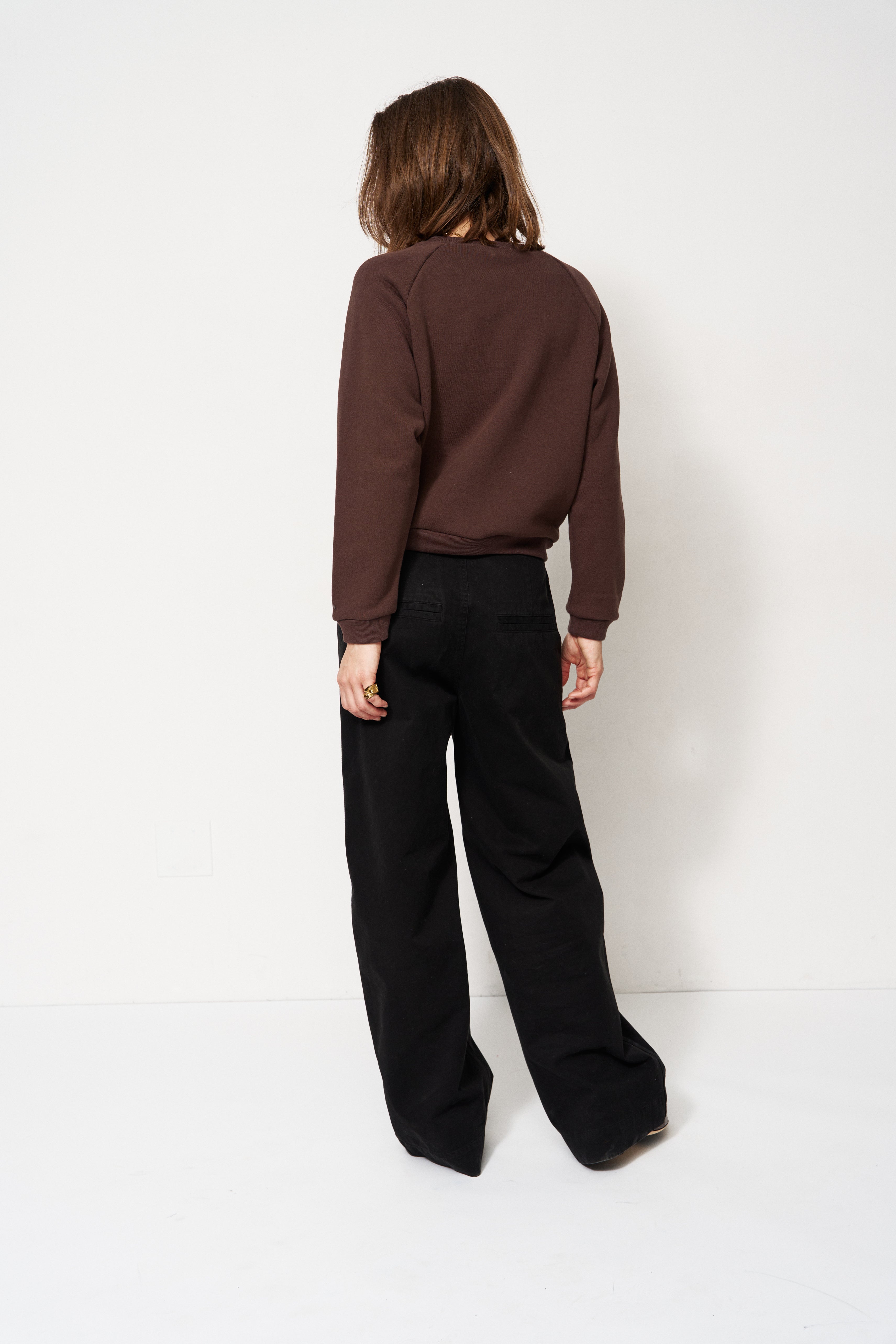The Daily Sweatshirt in Brown