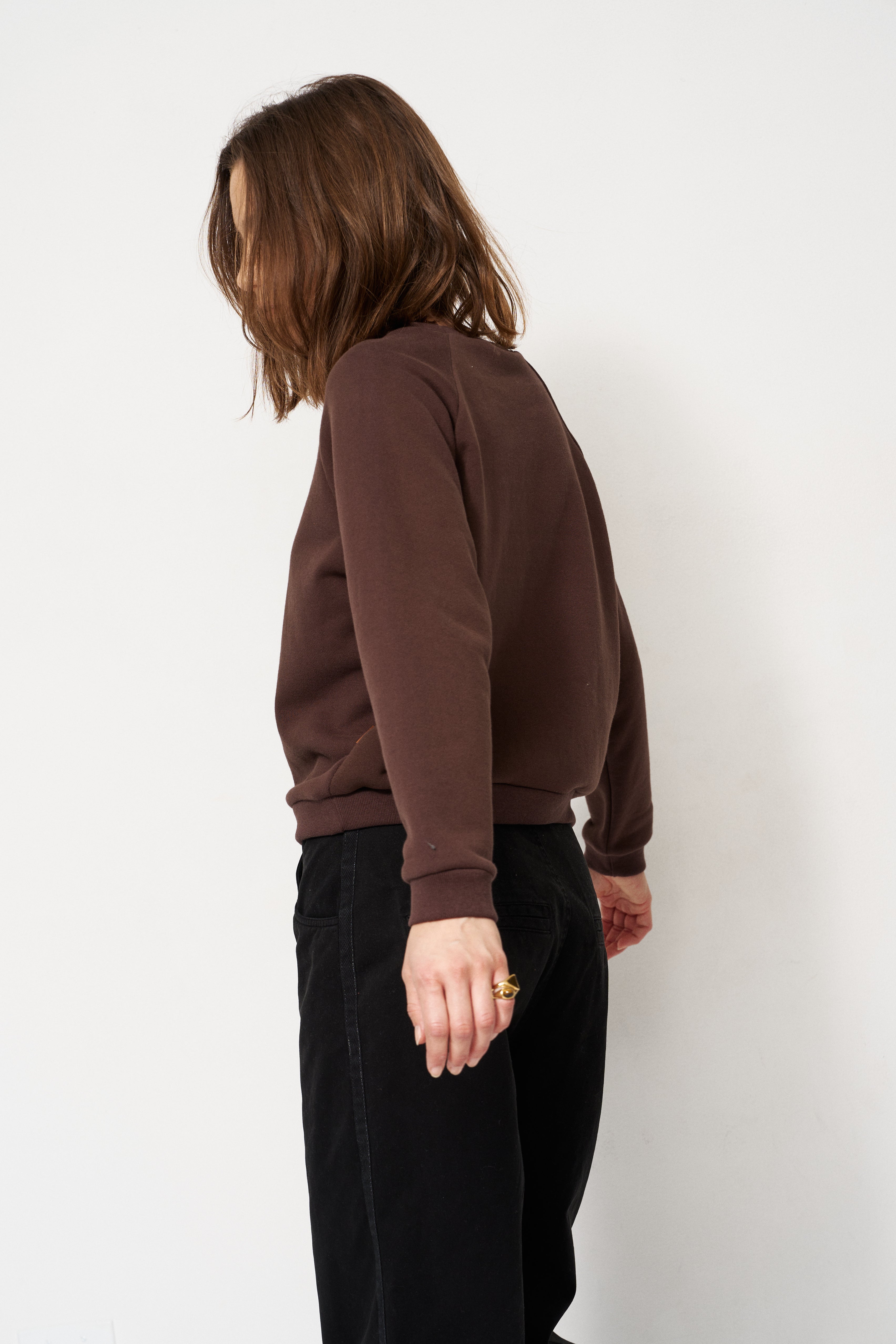The Daily Sweatshirt in Brown