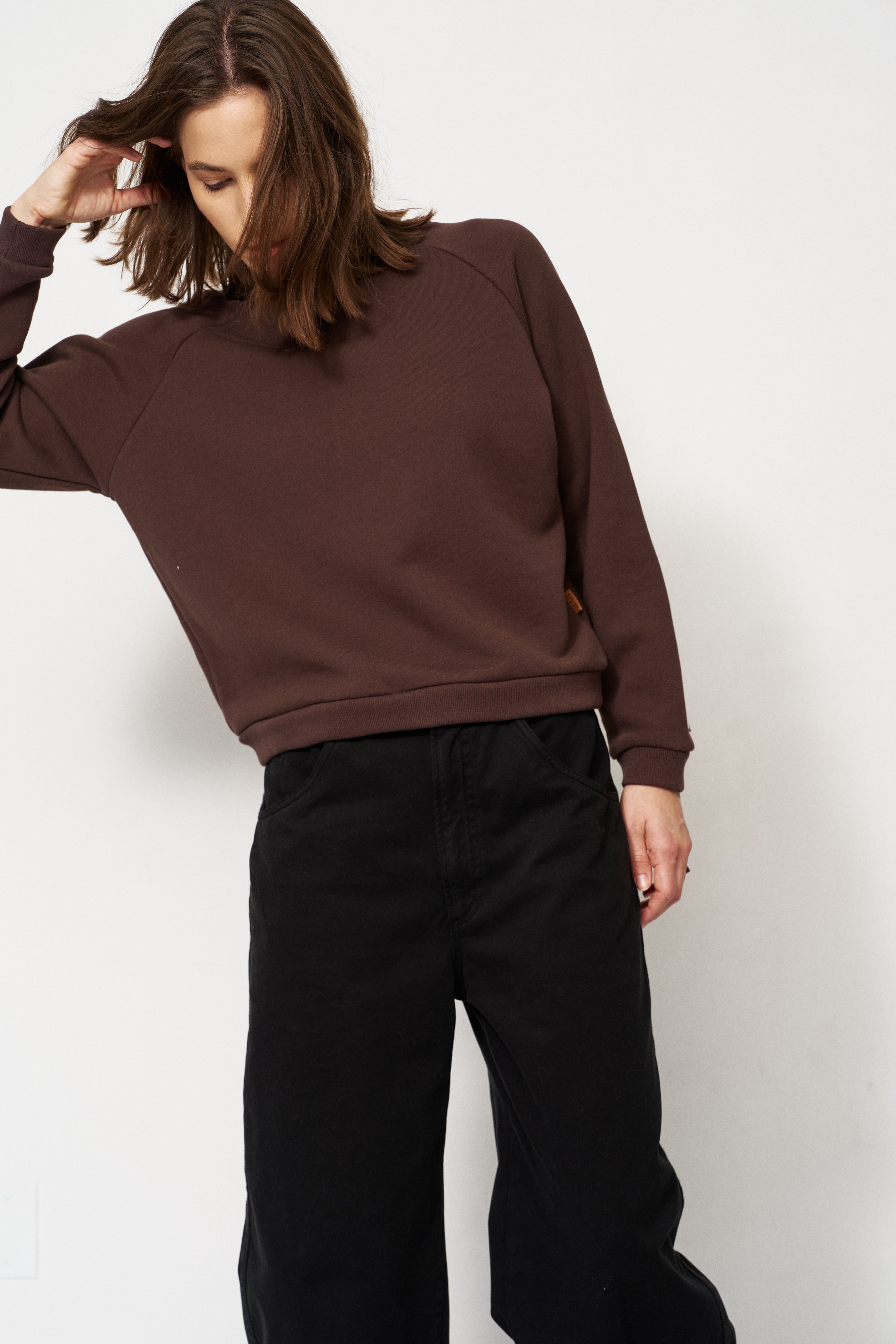 The Daily Sweatshirt in Brown