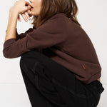 The Daily Sweatshirt in Brown