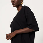The V Tee in Black