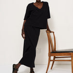 The Column Skirt in Black