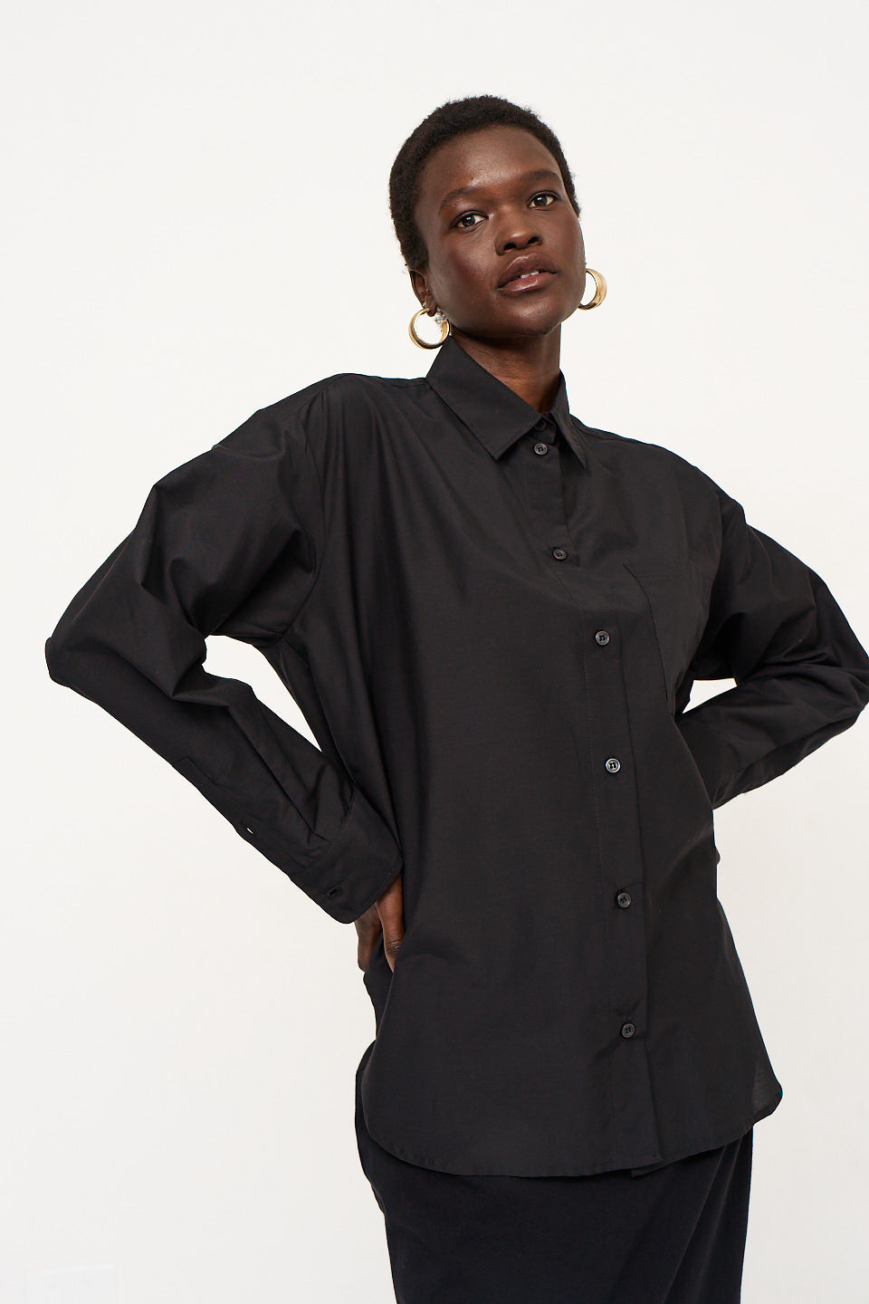 The Essential Shirt in Black