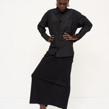 The Column Skirt in Black