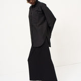 The Column Skirt in Black