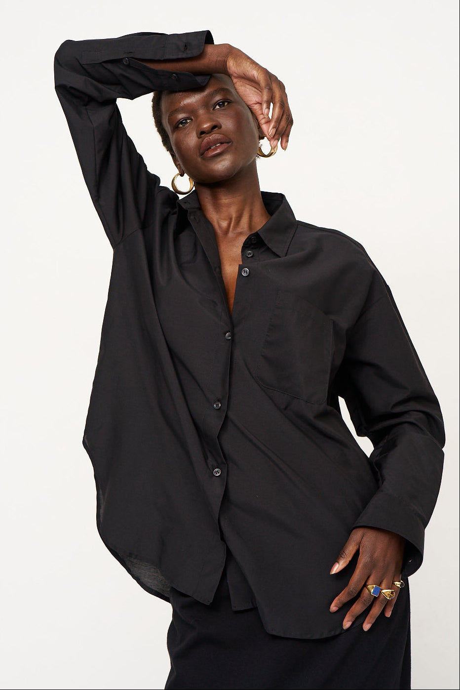 The Essential Shirt in Black