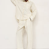 The Boxer Pant in Ecru