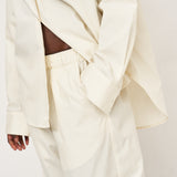 The Boxer Pant in Ecru