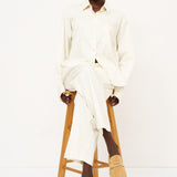 The Boxer Pant in Ecru