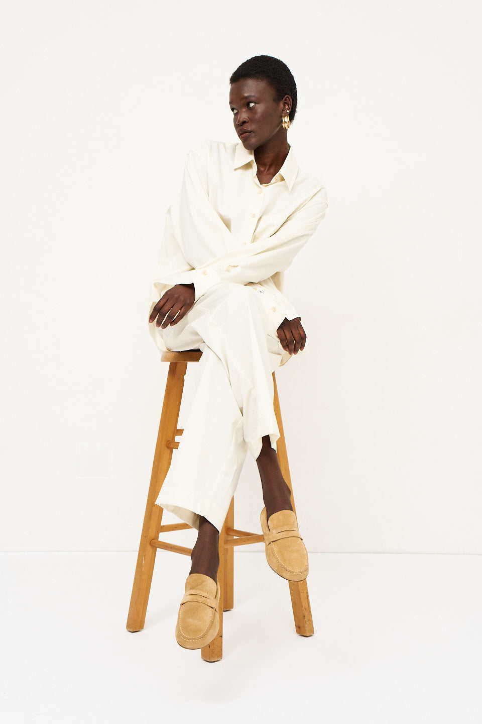 The Unlined Penny Loafer in Ambra