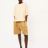 The Draped Tee in Butter