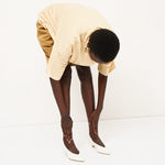 The Draped Tee in Butter