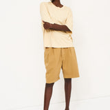 The Draped Tee in Butter