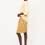 The Draped Tee in Butter