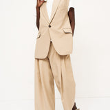 The Gaucho Pleat in Tan
