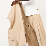 The Vested Blazer in Tan