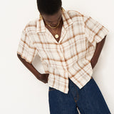 The Fields Shirt in Natural Plaid