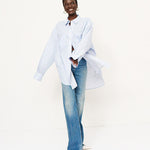 The Artist Shirt in Baby Blue Stripe