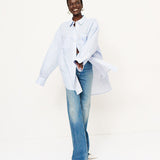 The Artist Shirt in Baby Blue Stripe