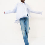 The Artist Shirt in Baby Blue Stripe