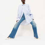 The Artist Shirt in Baby Blue Stripe