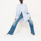 The Artist Shirt in Baby Blue Stripe