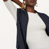 The Vested Blazer in Navy