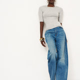 The Fan Jean in Borrego Indigo