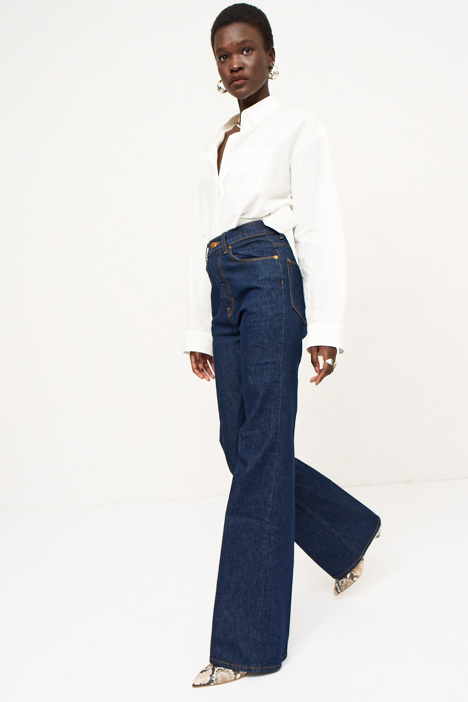 The Crease Jean in Raw Rinse