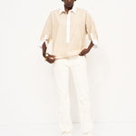 The Popover in Honey Stripe