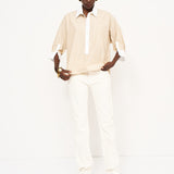 The Popover in Honey Stripe