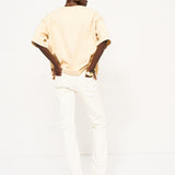 The V Tee in Butter