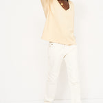 The V Tee in Butter