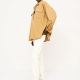 The Big Shirt in Tan