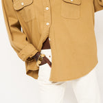 The Big Shirt in Tan