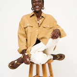 The Big Shirt in Tan