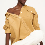 The Big Shirt in Tan